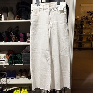 Madewell Flared Wide-Leg Jeans NWT
